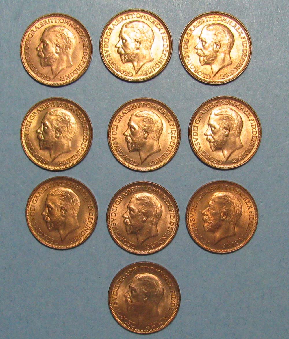 A-Nice-Group-Of-George-V-Farthings